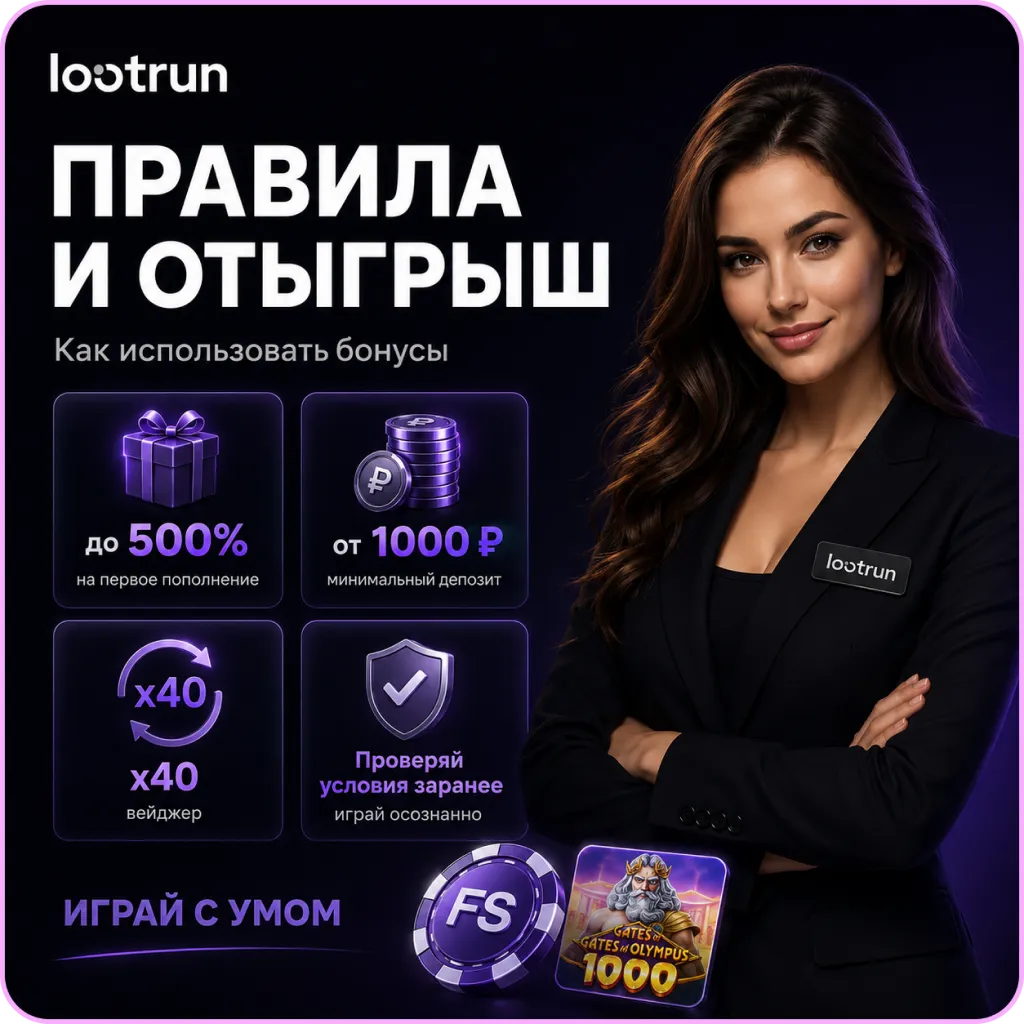 правила отыграша на lootrun зеркало